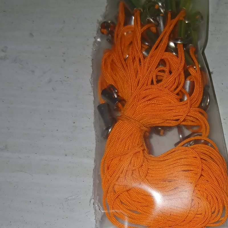Pqt de cordones de celulares naranja