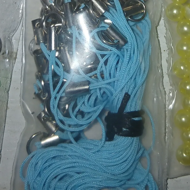 Pqte de cordones de celulares azules