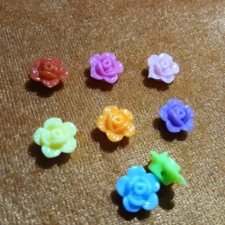 Separador botón de rosas multicolor