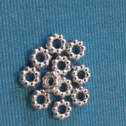 Separador de AROS plateados 6mm