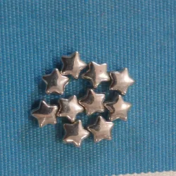 Separador de Estrellas plateados pequeñas