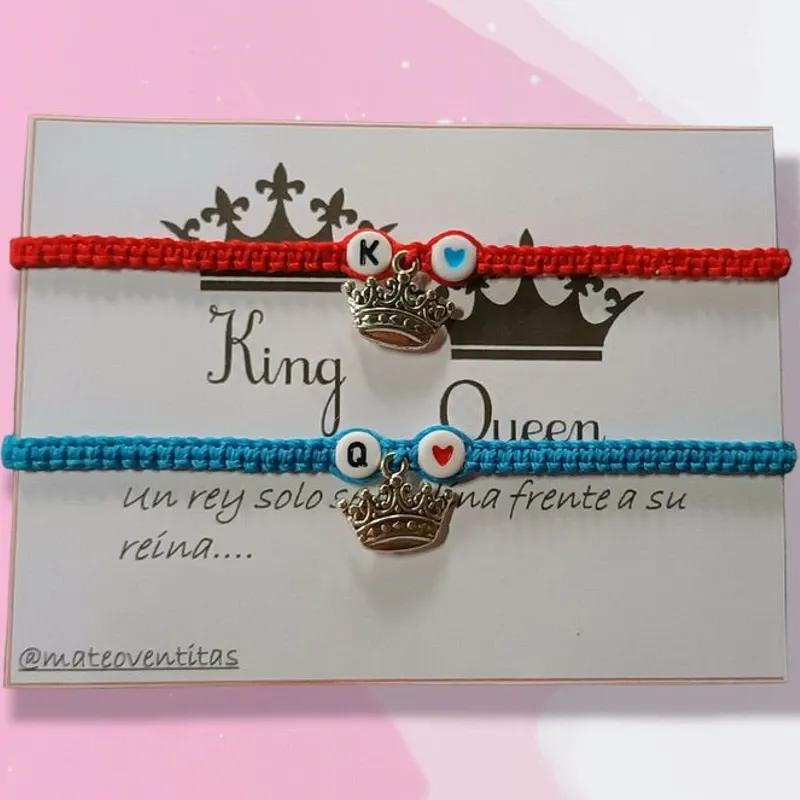 Tejidas , dije Rey-Reina , cuencas , perlas