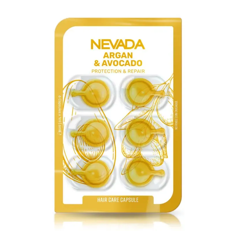 Cápsulas capilares de Aceite de Argán y Aguacate 🥑 