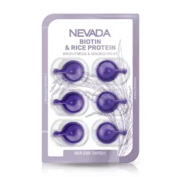 Cápsulas capilares de Biotina y Proteína de Arroz 🌾 