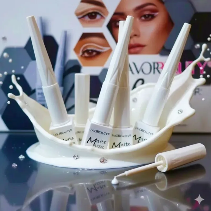 Delineador líquido blanco 🤍