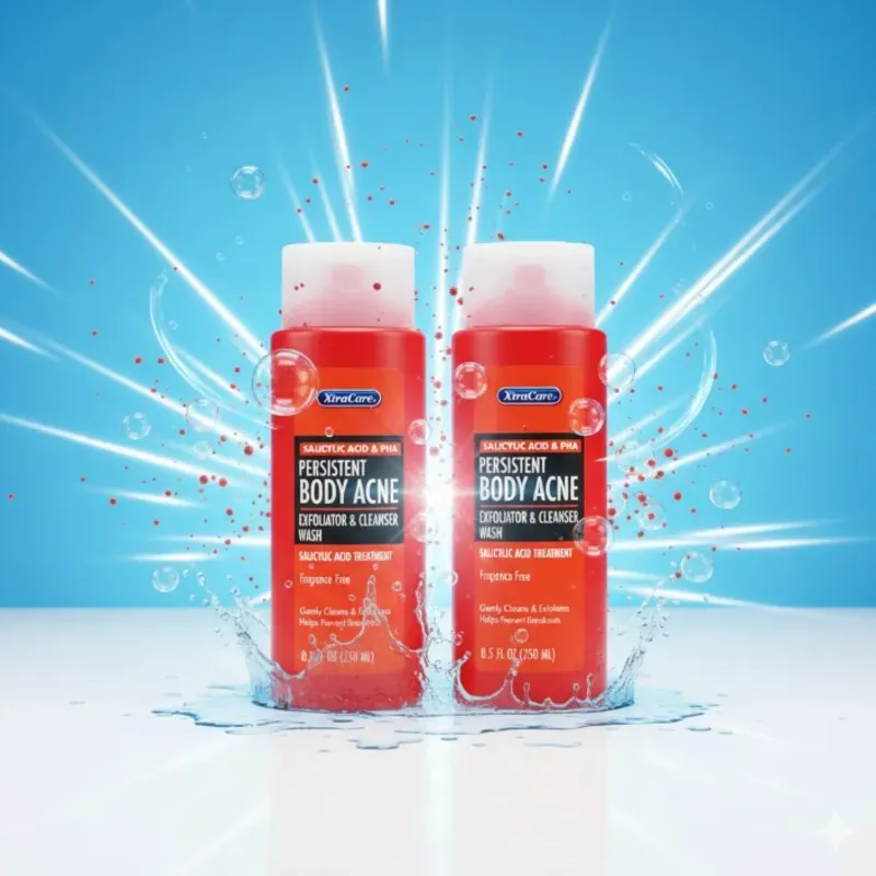 Exfoliante y limpiador para el tratamiento del acné 