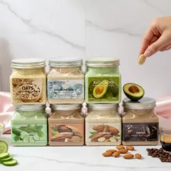 Exfoliantes en tarro