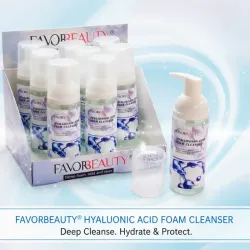 Limpiador espumoso de ácido hialurónico
