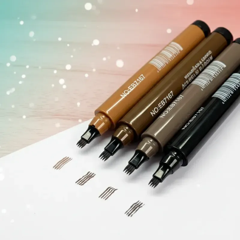 Plumón de cejas efecto microblanding