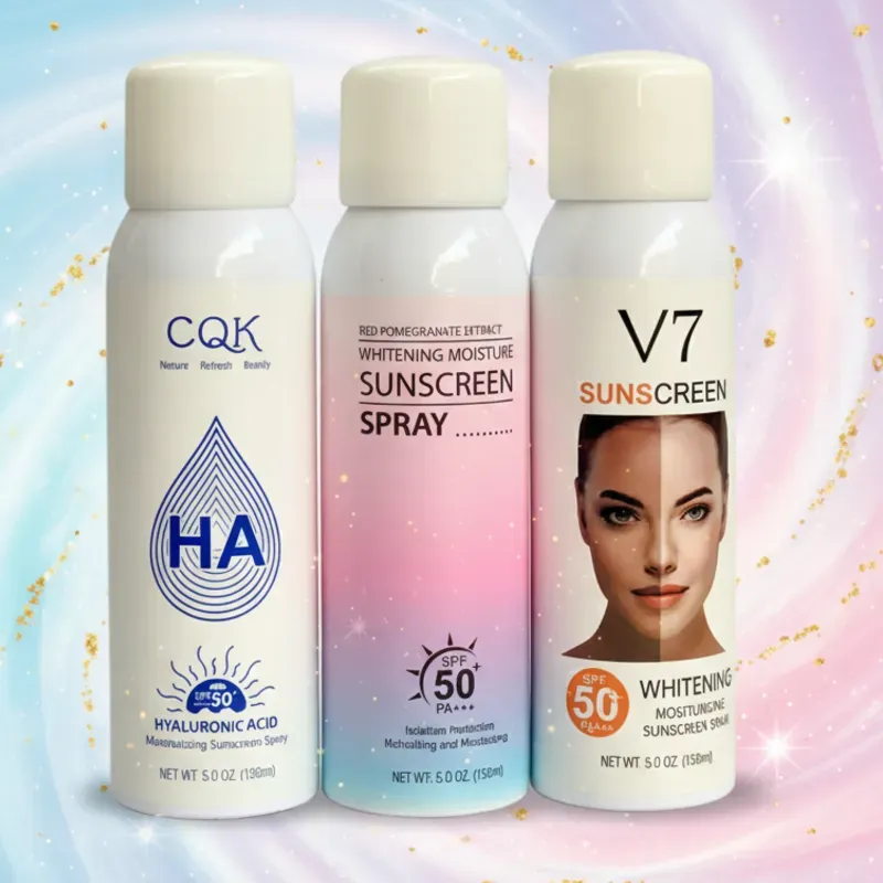 Protectores solares en spray