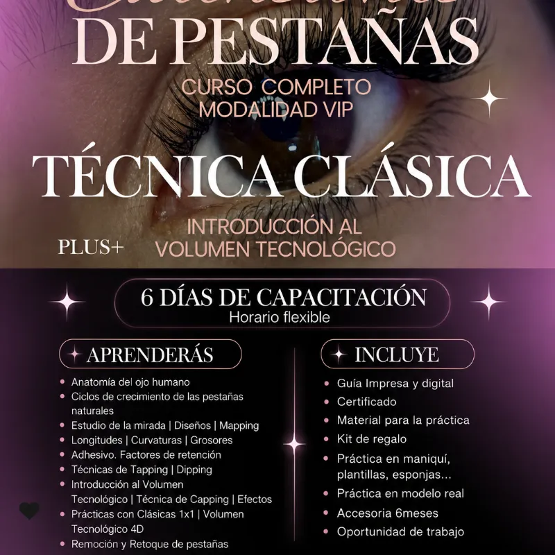 Curso de Extensiones de Pestañas