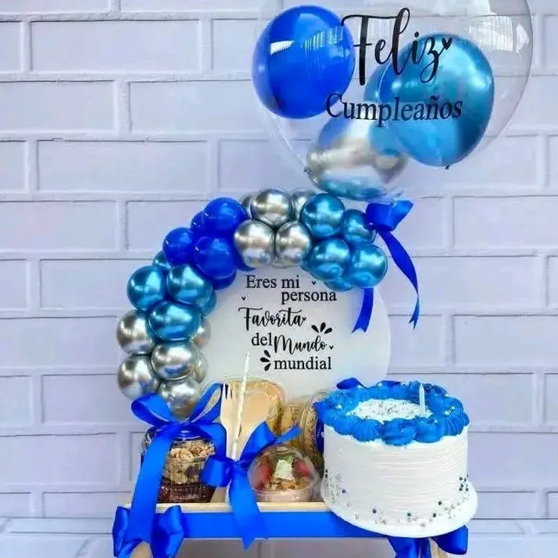 Desayuno arco d globos 