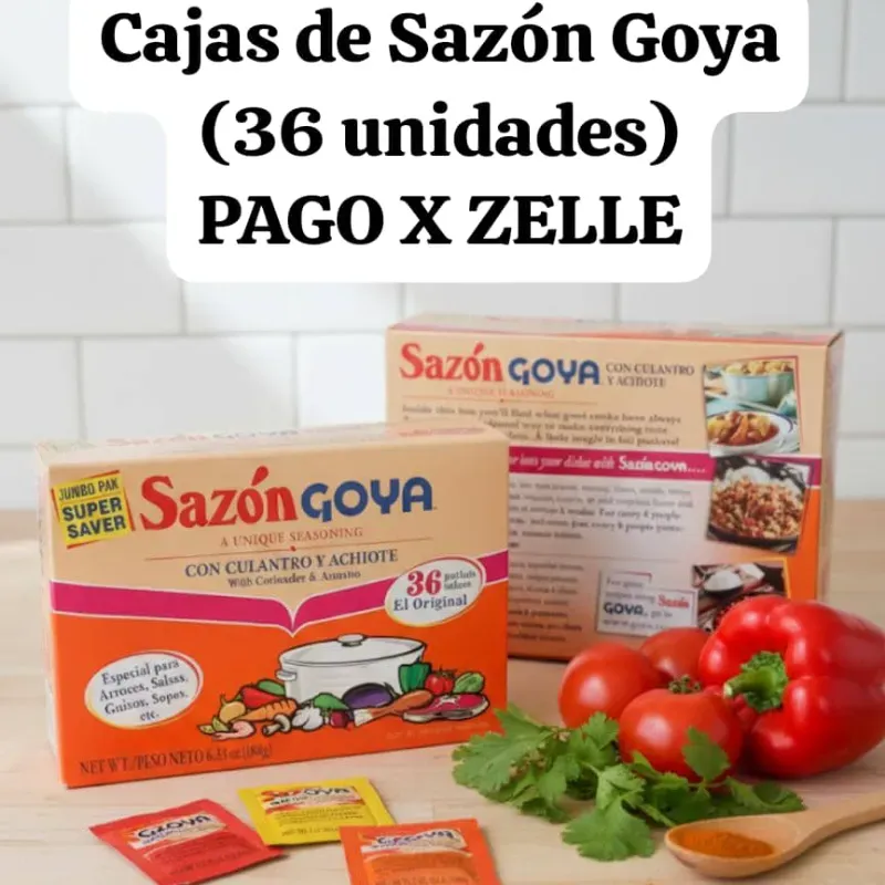 Cajas de Sazón Goya