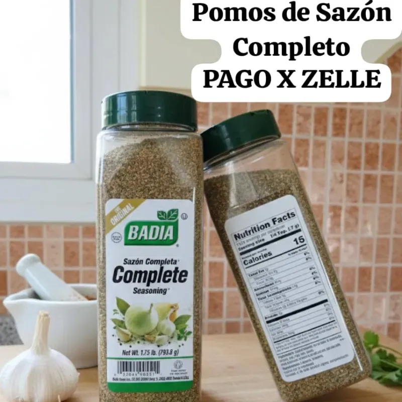 Pomos de Sazon Completo