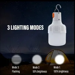 Bombillo recargable 8 h