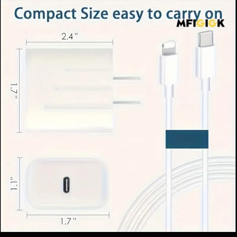 Cargador rápido para iPhone