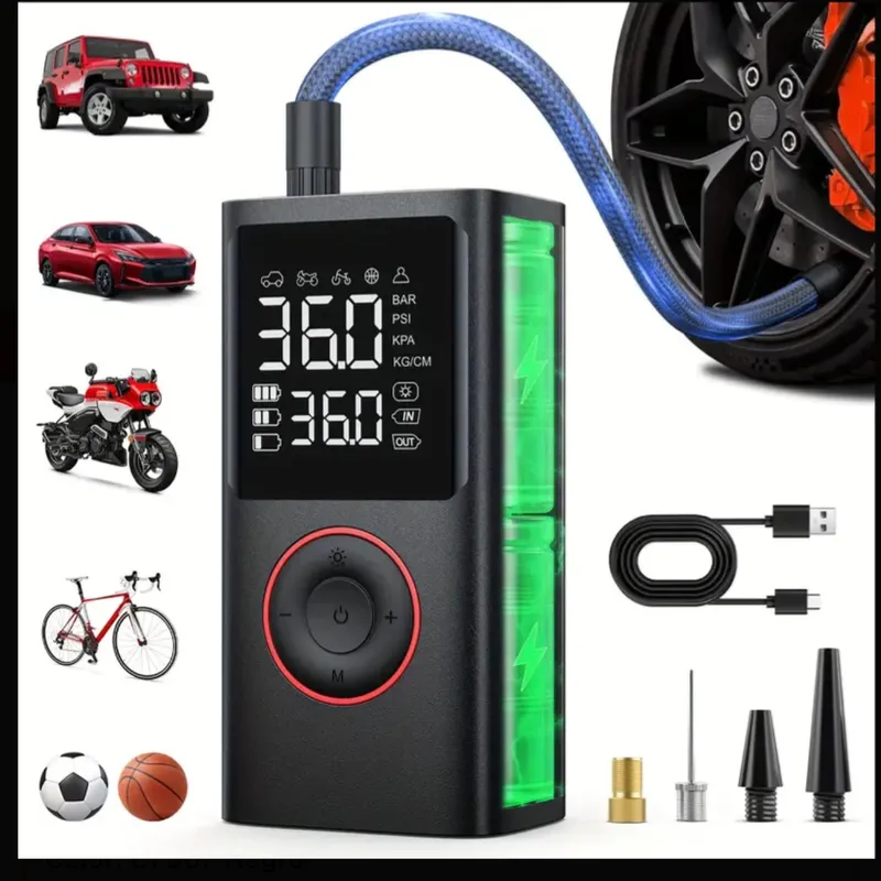 inflador de gomas recargable