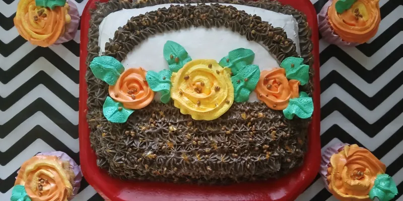 Panetelas tres leche con 4 Cupcakes