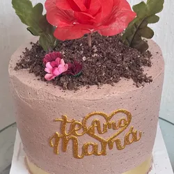Minicake tipo maceta
