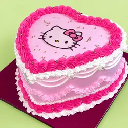 Pastel alto de corazón