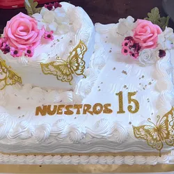Pastel bandeja de 15 años