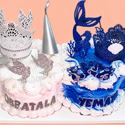 Pastel para yemayá y obbatala