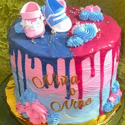 Pastel revelación de género