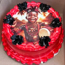 Pastel sencillo para eleggua