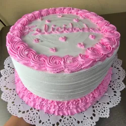 Panetela de nata con leche condensada 