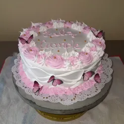 Panetela de merengue con leche condensada