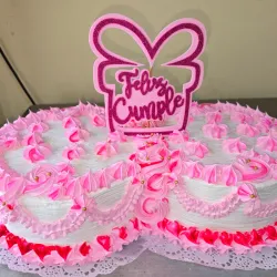 Panetela doble de merengue con leche condensada y Nutella 