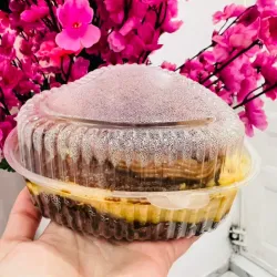 Choco flan de corazón