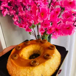 Cuña de flan 3 leche