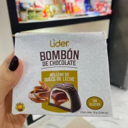 Líder Bombones de chocolate rellenos de dulce de leche