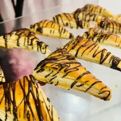 Mini triángulo de hojaldre