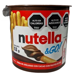 Palitos con Nutella 