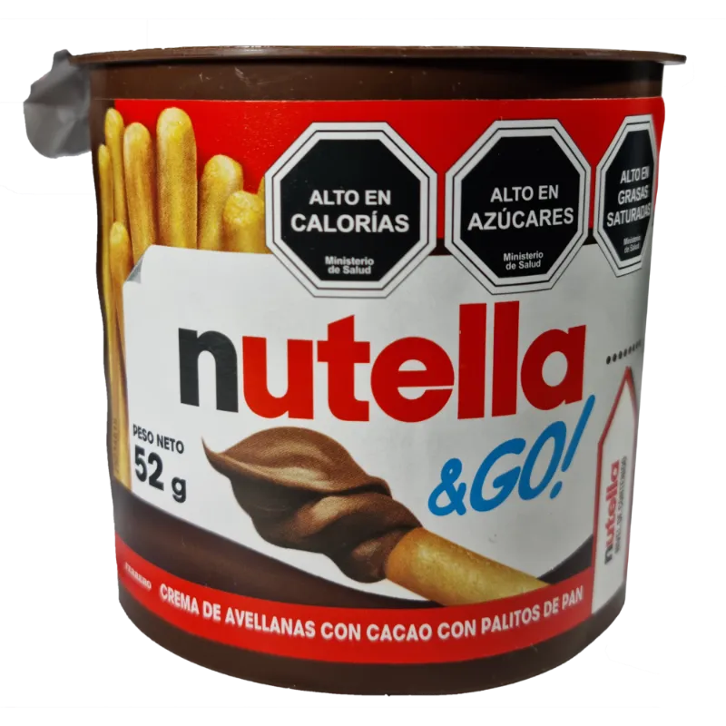 Palitos con Nutella 