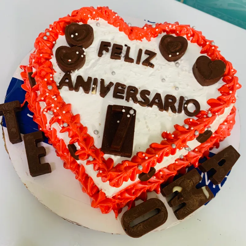 Cake en forma de ❤️