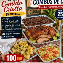 Comida Criolla (Cerdo Asado )