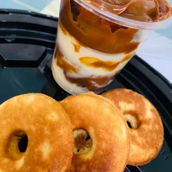 Vasito con mini donas 