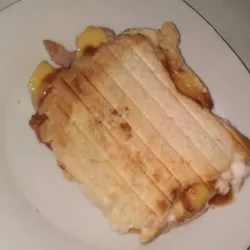 Sandwich de Jamón Vicky y Queso Gouda 