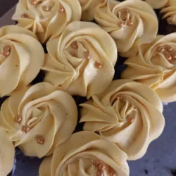 Cupcake de crema de mantequilla 