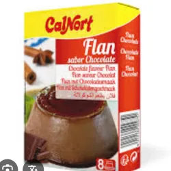 Flan de chocolate 