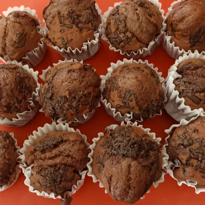 Panqué de chocolate 