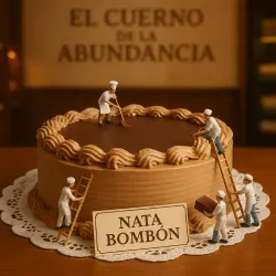 Nata de Chocolate con Bombón 🎂