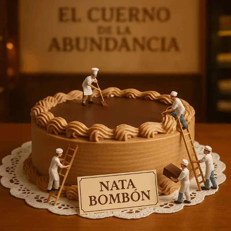 Nata de Chocolate con Bombón 🎂