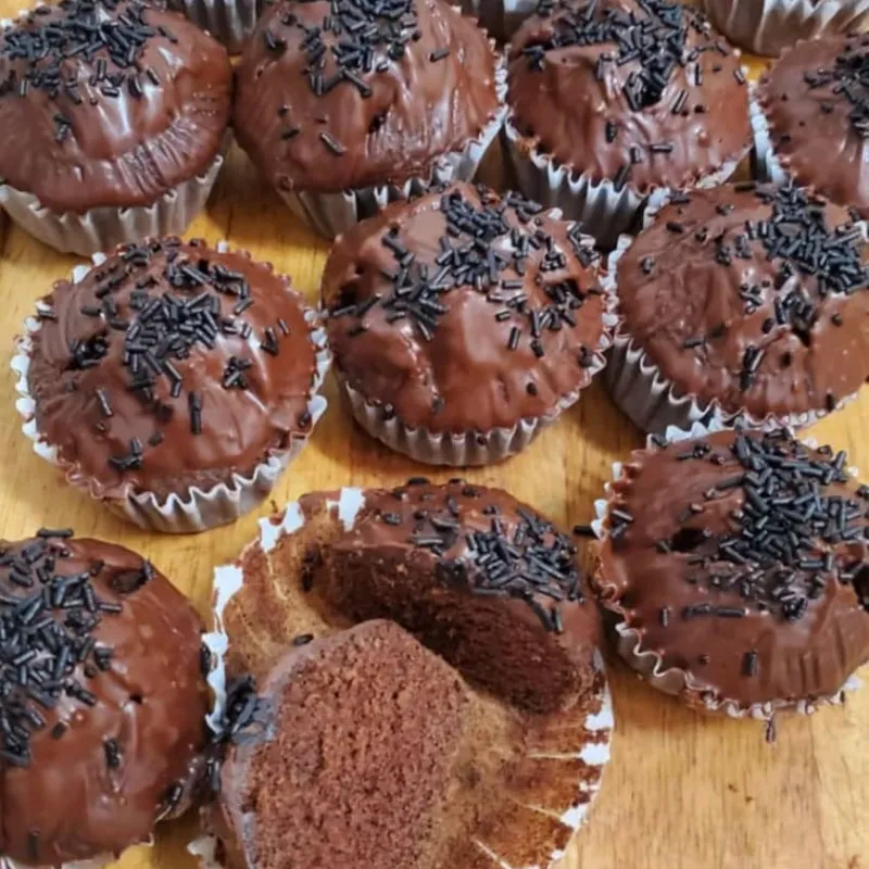 Muffins de chocolate