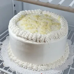 Tarta Capuchino de coco con almendras