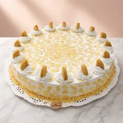 Tarta con Almendras y Galleticas 