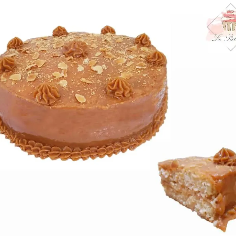 Tarta con dulce de leche